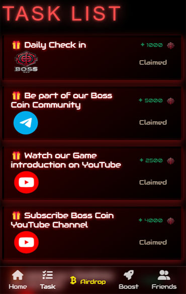 Tasks